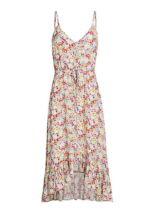 Floral Ruffle Midi Dress