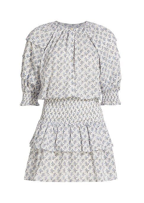 Puff Sleeve Tiered Dress