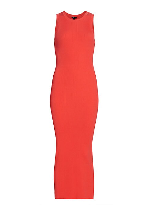 Chic Ribbed Midi Dress