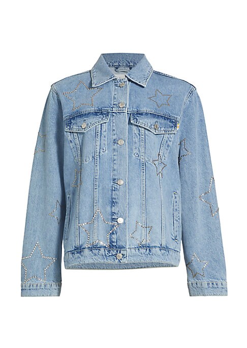 Starry Denim Boyfriend Jacket