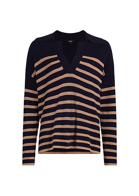 Cozy Striped Cashmere Sweater