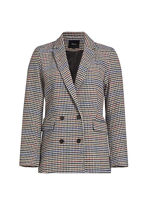 Chic Houndstooth Blazer