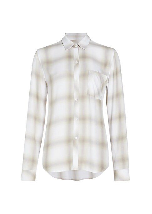 Faded Plaid Button Shirt