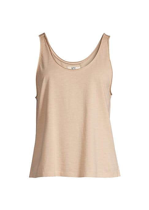 Scoopneck Cotton Blend Top