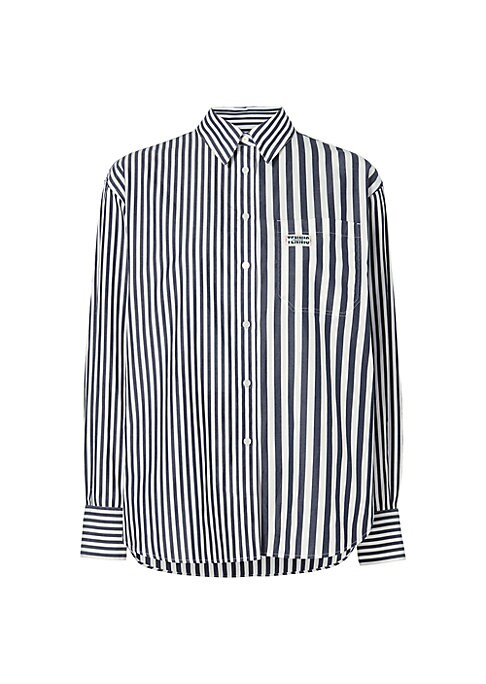 Stylish Striped Performance Shirt