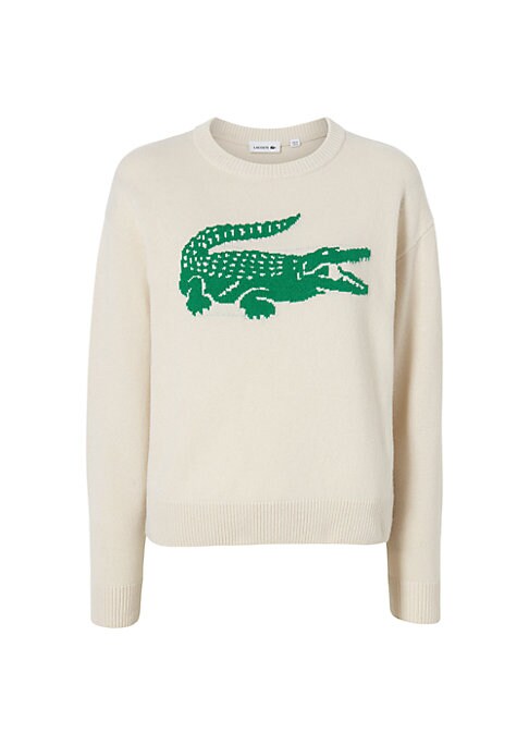 Croc Pattern Luxe Sweater