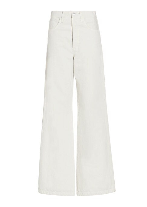 High-Rise Wide Denim Pants