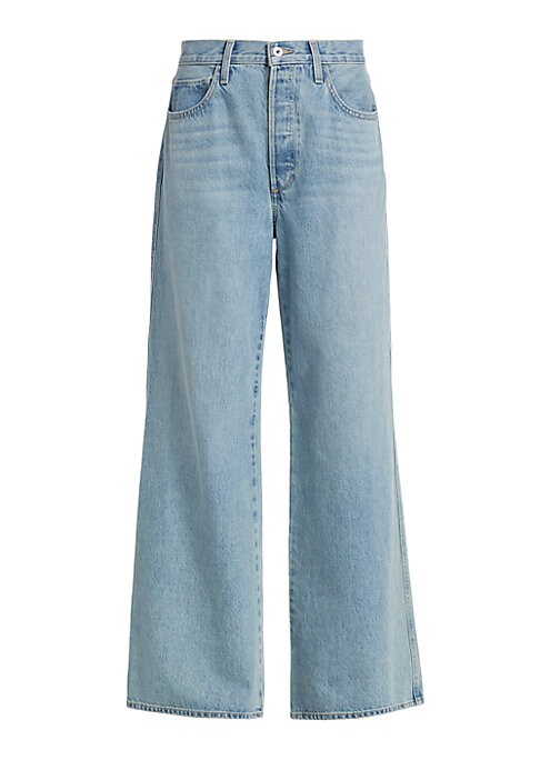 Baggy Denim Wide-Leg Pants
