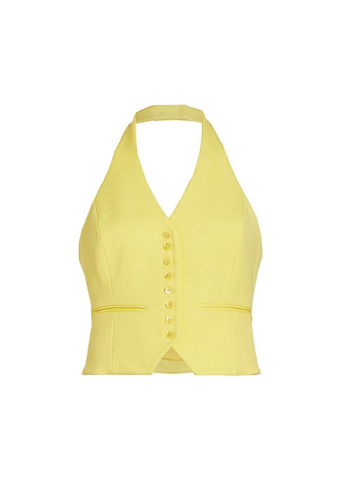 Chic Halter Tailored Top