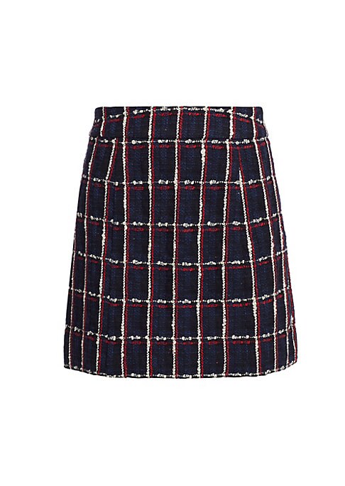 Chic Checkered Miniskirt