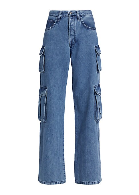 Cargo Chic Denim Trousers