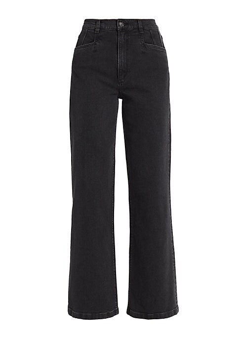 Chic Wide-Leg Denim Pants