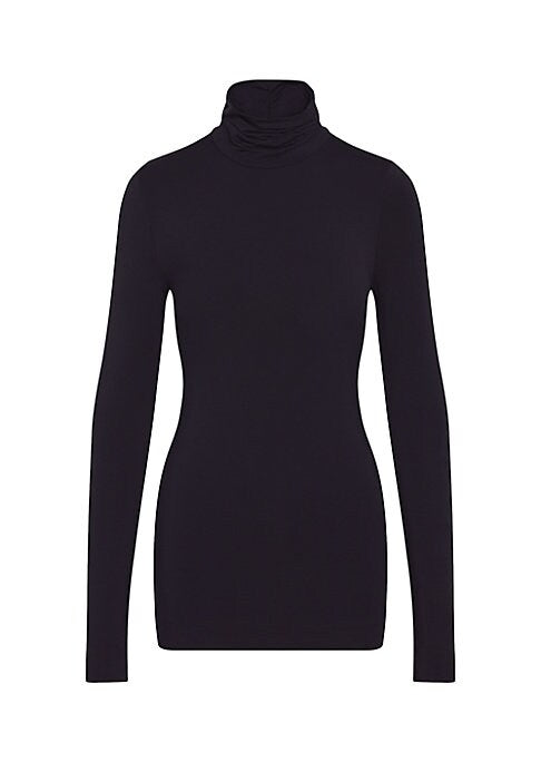 Draped Turtleneck Tee