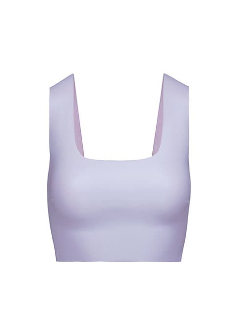 Chic Leather Square Top