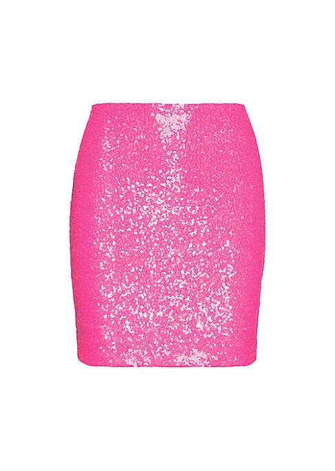 Shimmering High-Waist Skirt