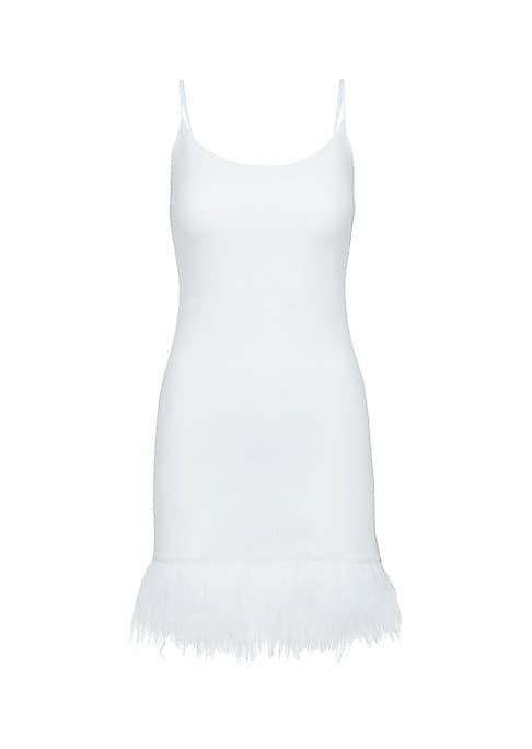 Feathered Elegance Minidress