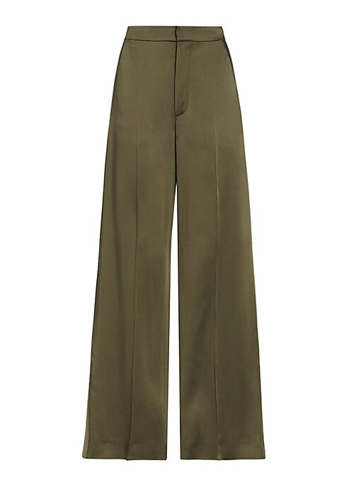 Contrasting Flair Trousers