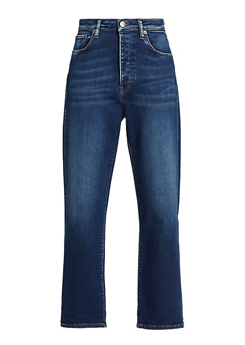 Cropped Girlfriend Denim Jeans