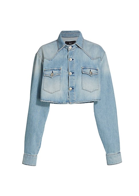 Chic Cropped Denim Jacket