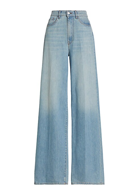 High-Waist Wide Jeans