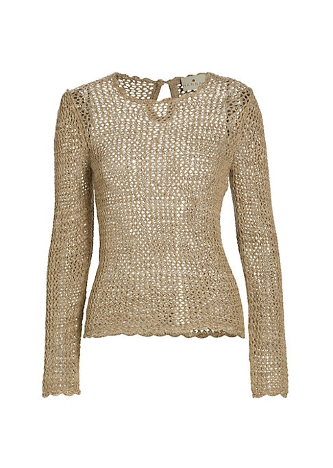 Scalloped Elegance Top