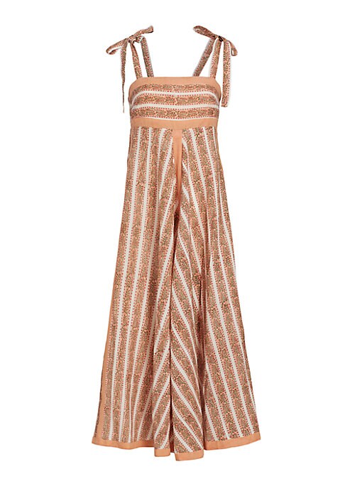 Chevron Charm Midi Dress