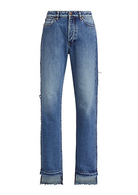Frayed Edge Denim Jeans