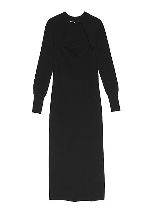 Geometric Cut-Out Dress