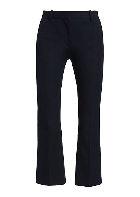 Chic Cropped Bootcut Trousers