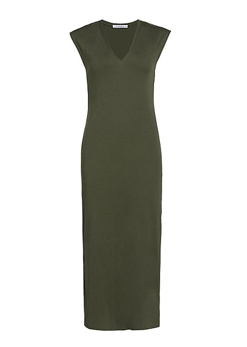 V-Neck Midi Dress Delight
