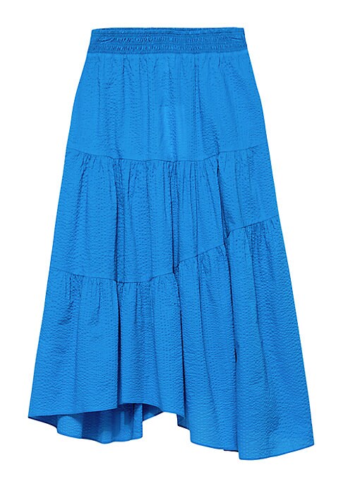 Textured Asymmetrical Skirt