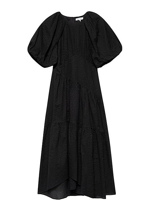 Puff Sleeve Midi Delight