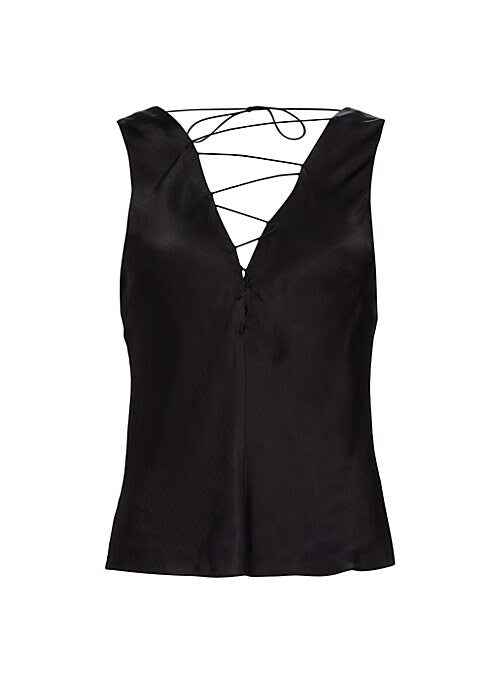 Chic Satin Lace Top