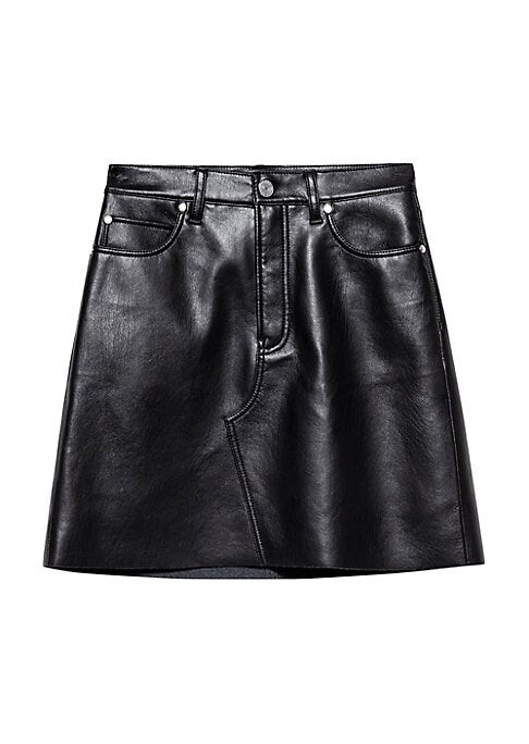 Chic Leather Mini Skirt