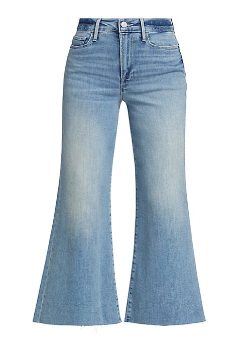Chic Wide-Leg Crop Jeans