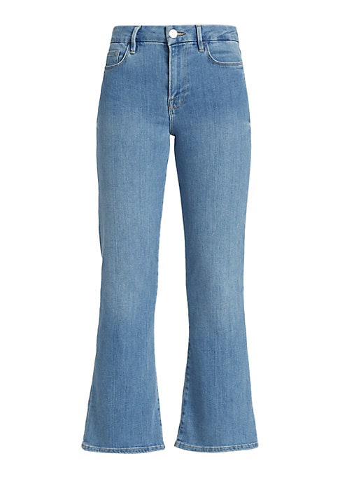 Cropped Boot-Cut Jeans