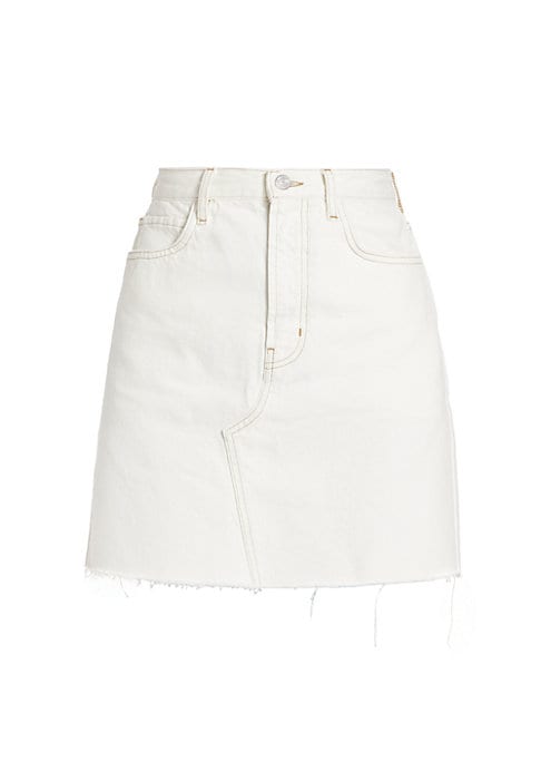 Denim Stretch Miniskirt