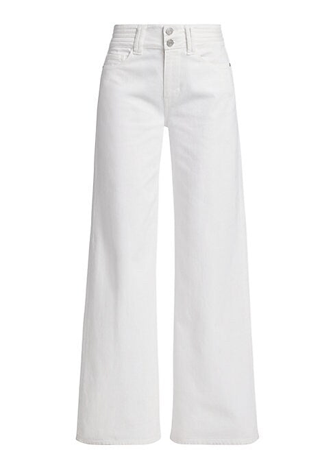 Stretchy High-Waist Wide Jeans