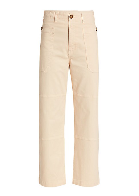 Cropped Utility Denim