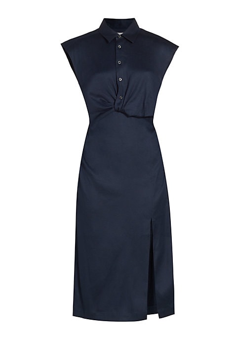 Twist & Elegance Midi Dress