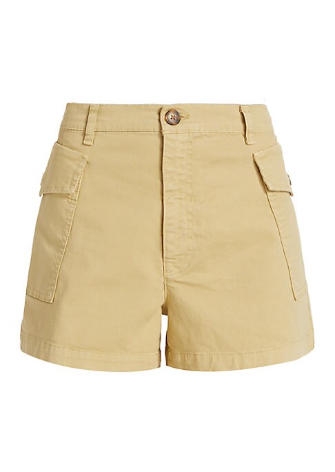 Stretchy High-Waist Shorts