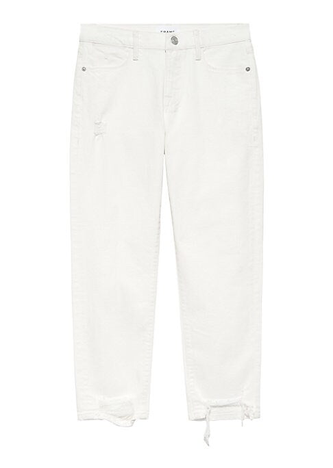 Cropped Slim Straight Jeans