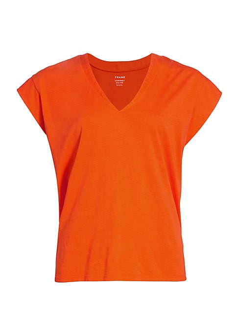 V-Neck Cotton Muscle Top