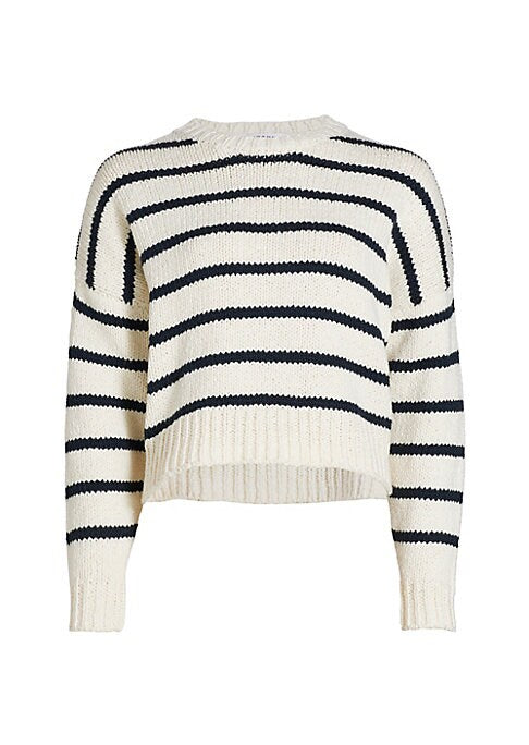 Two-Tone Stripe Sweater