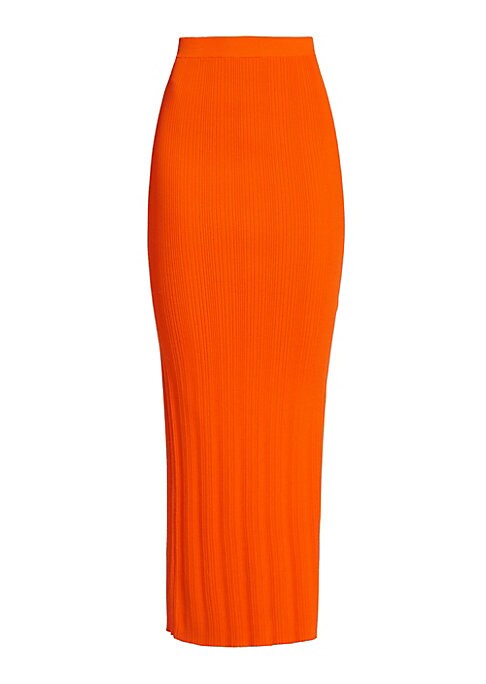 Slit Hem Knit Skirt