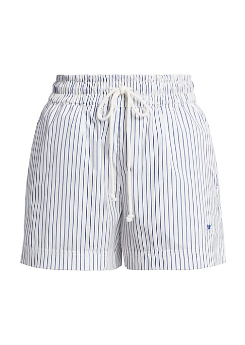 Chic Striped Lounge Shorts