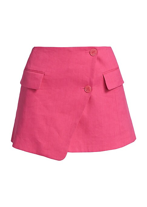 Chic Asymmetric Pocket Skirt