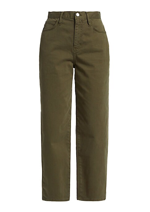 Chic Tapered Twill Trousers