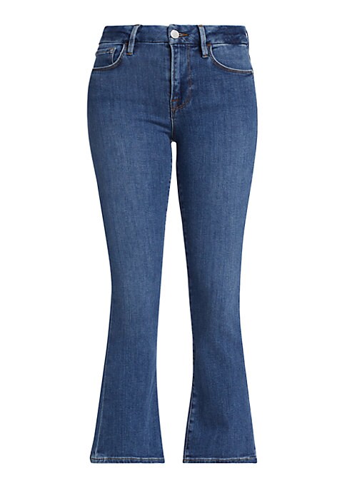 Chic Boot-Cut Denim Trousers