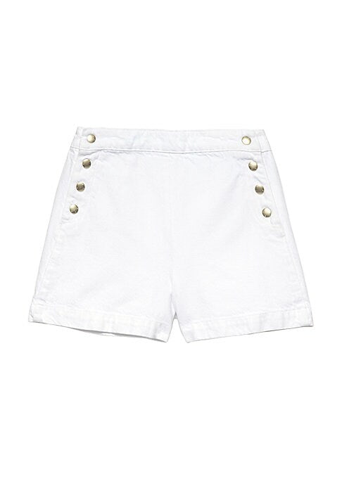 Retro High-Rise Denim Shorts